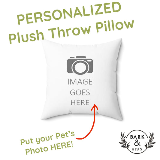 PERSONALIZED Spun Polyester Square Pillow