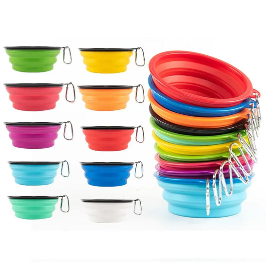 Collapsible Silicone Bowl - Portable Puppy Bowl