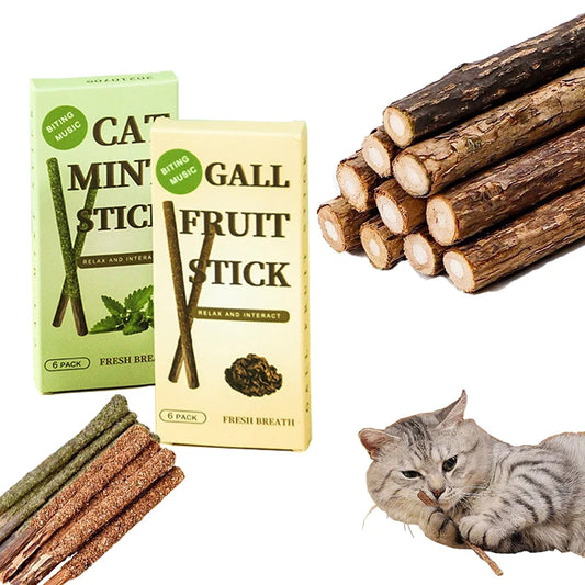 Natural Snack Sticks - Cat Mint / Gall Fruit